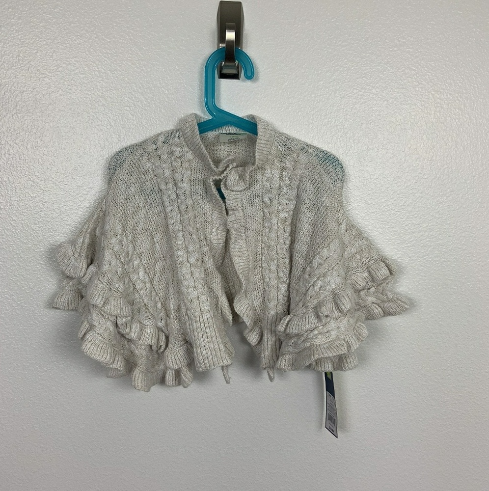 Oshkosh Genuine Kids Baby Girl Poncho Sz: 18M